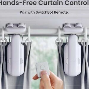 SwitchBot Smart Automatic Curtain Opener 2 Pack WiFi Bluetooth Remote